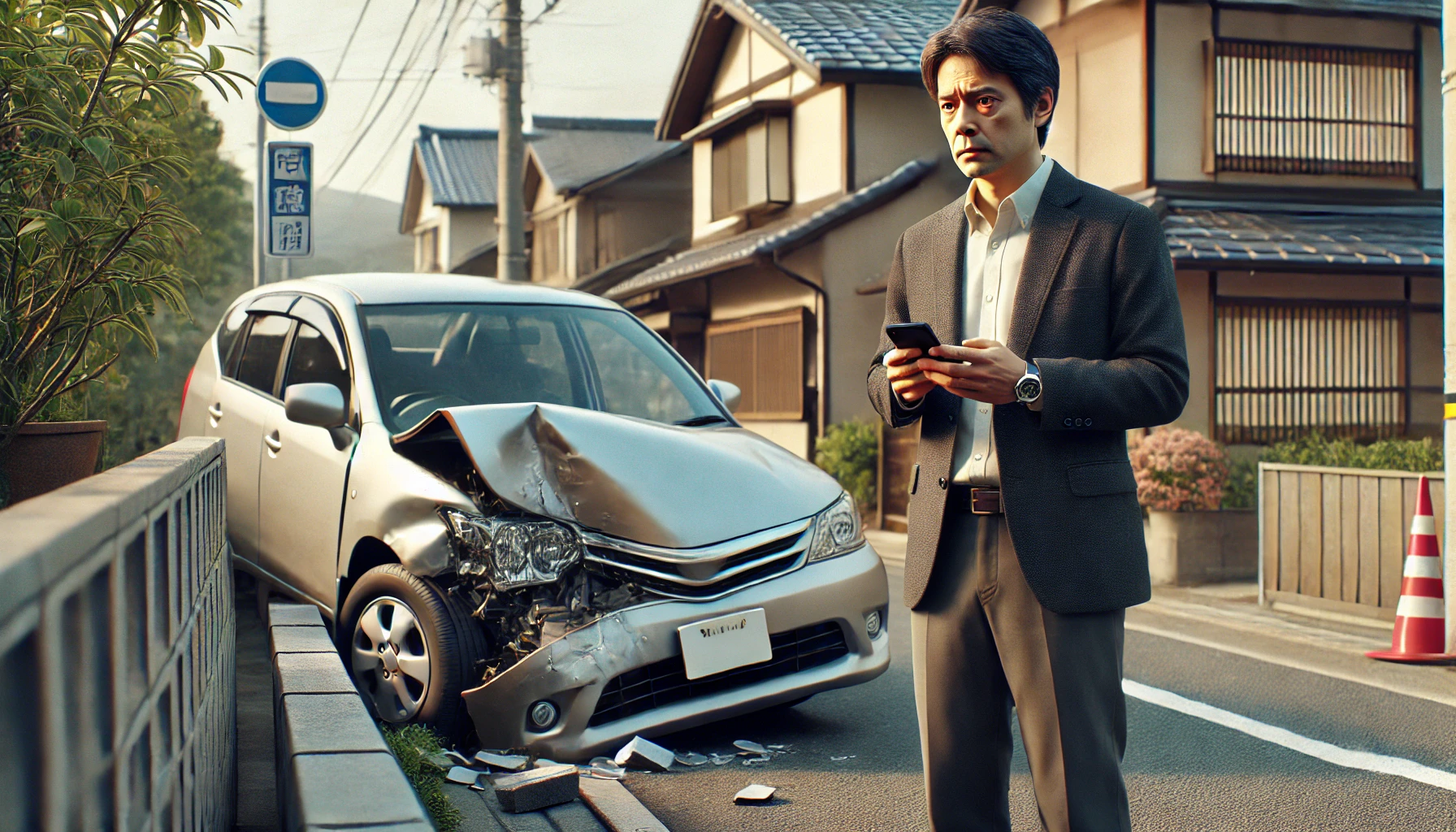 他人の家の塀にぶつけた場合はどうすればいいですか?