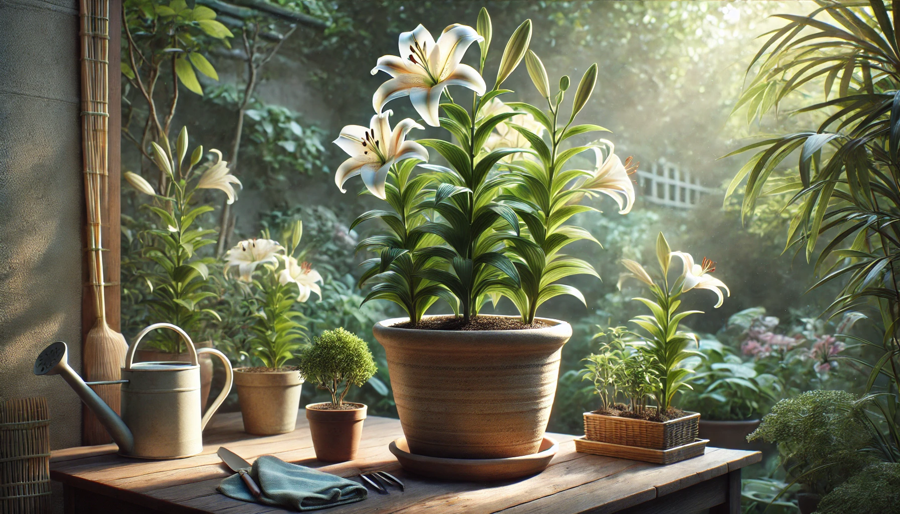 ユリを鉢植えで植えっぱなしに!育て方と長持ちのコツ