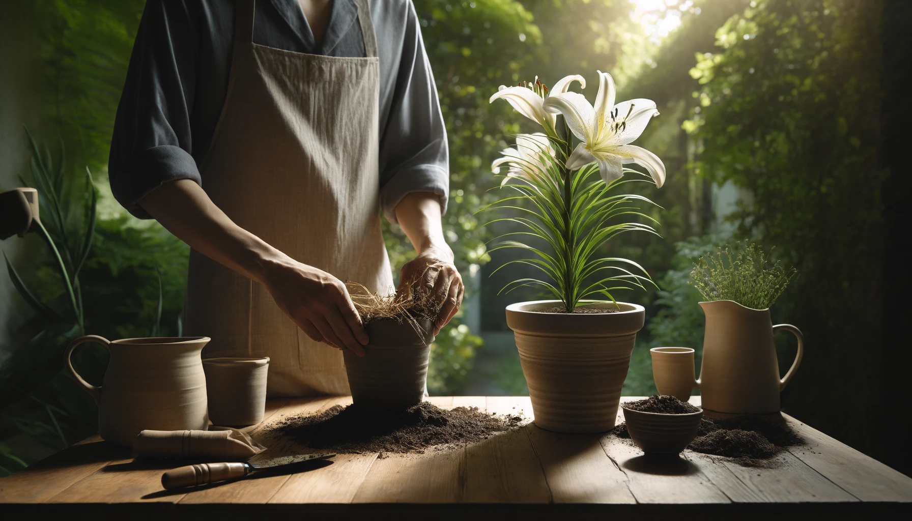 鉢植えを植え替える際の適切な方法