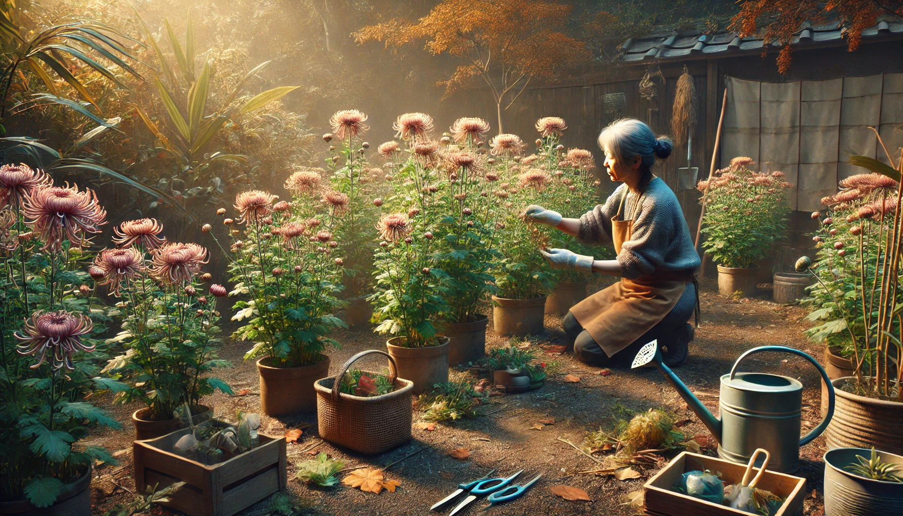 食用菊の花が終わったらどうすればいいですか?
