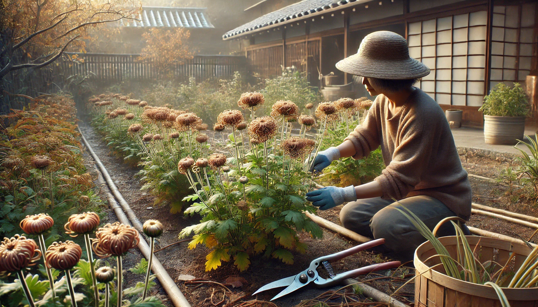 食用菊を植えっぱなし後の手入れ方法