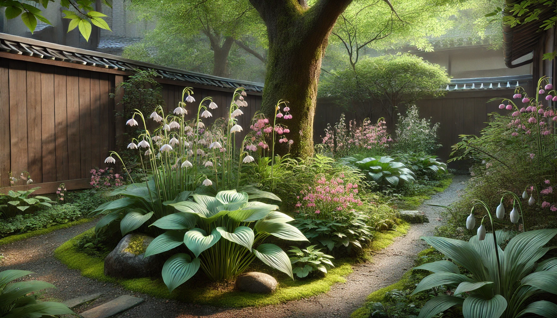日陰でも育つ多年草の花は？