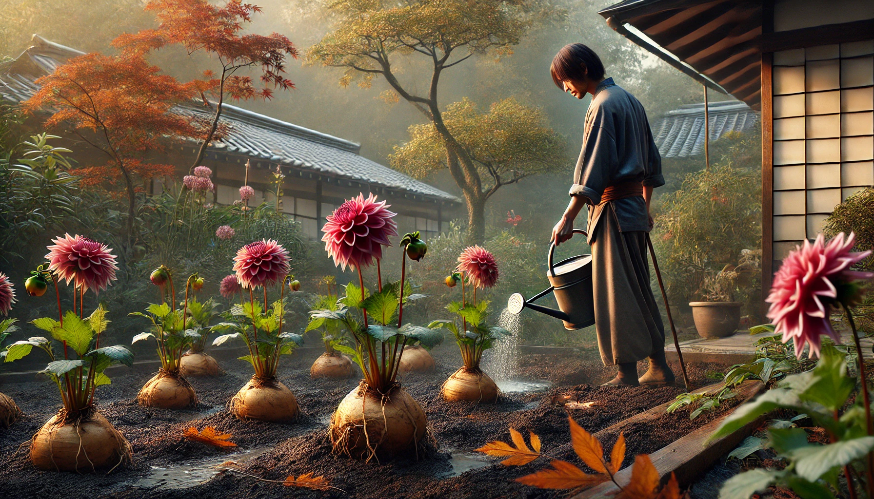 ダリアの球根を植えっぱなしにした場合の水やりの基本