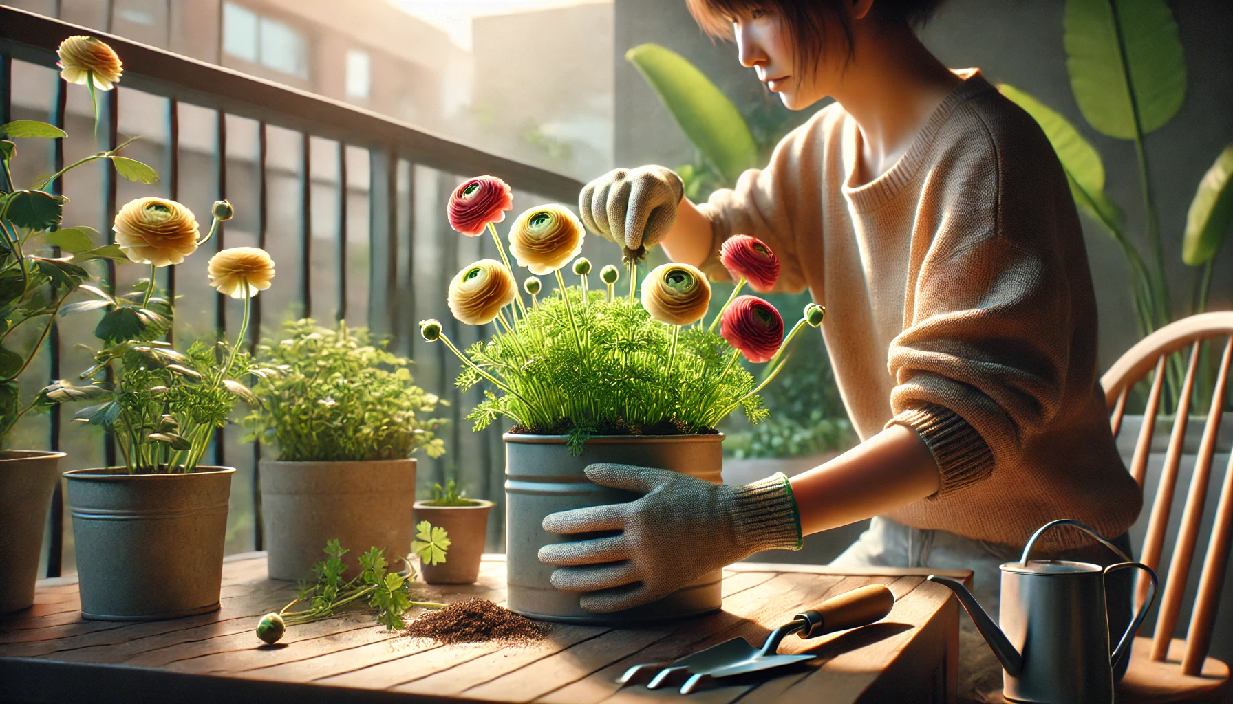 ラナンキュラスの鉢植えを植えっぱなしで育てる方法と注意点