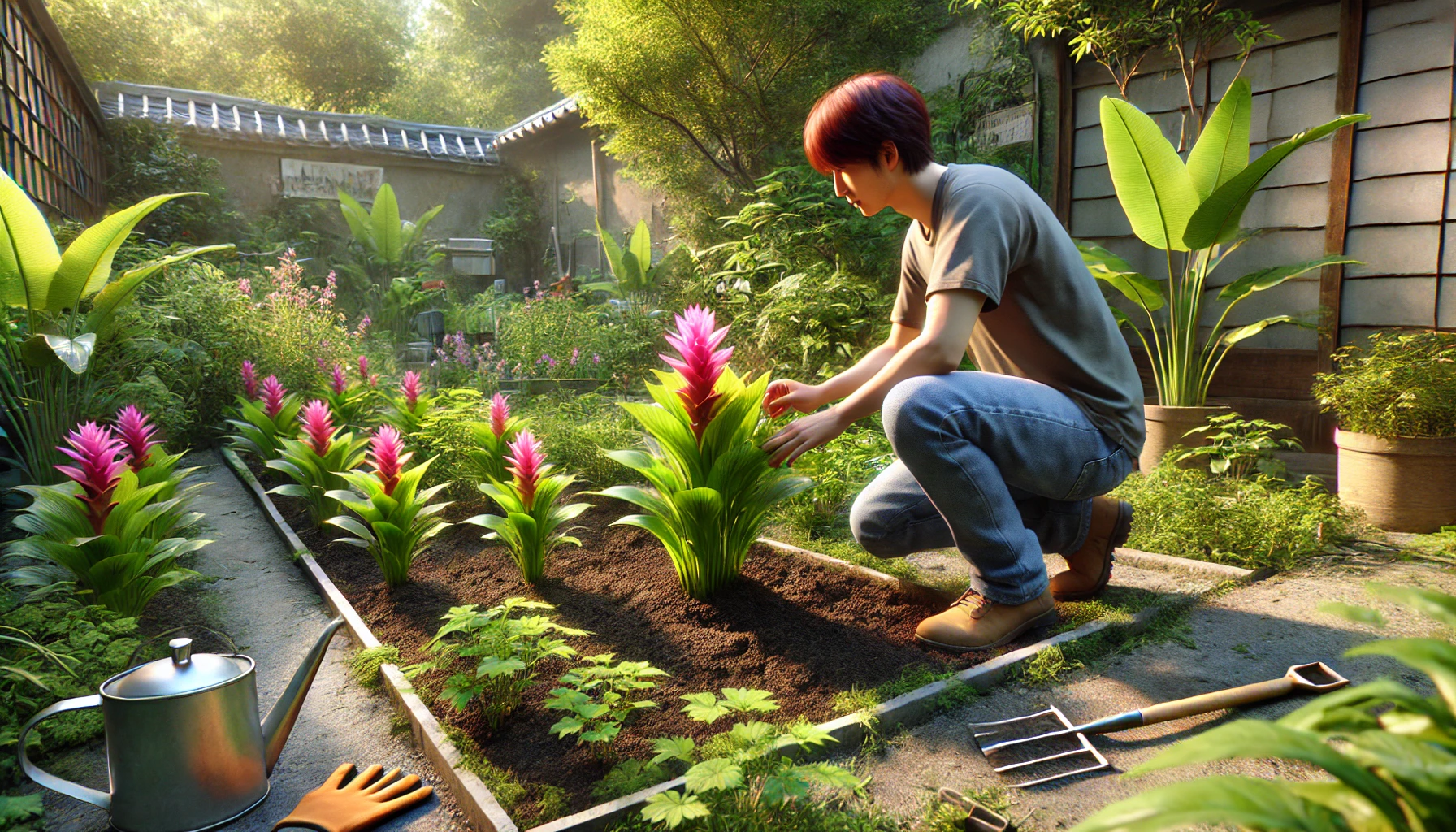 クルクマの植えっぱなし初心者ガイド|育て方と冬越しのポイント