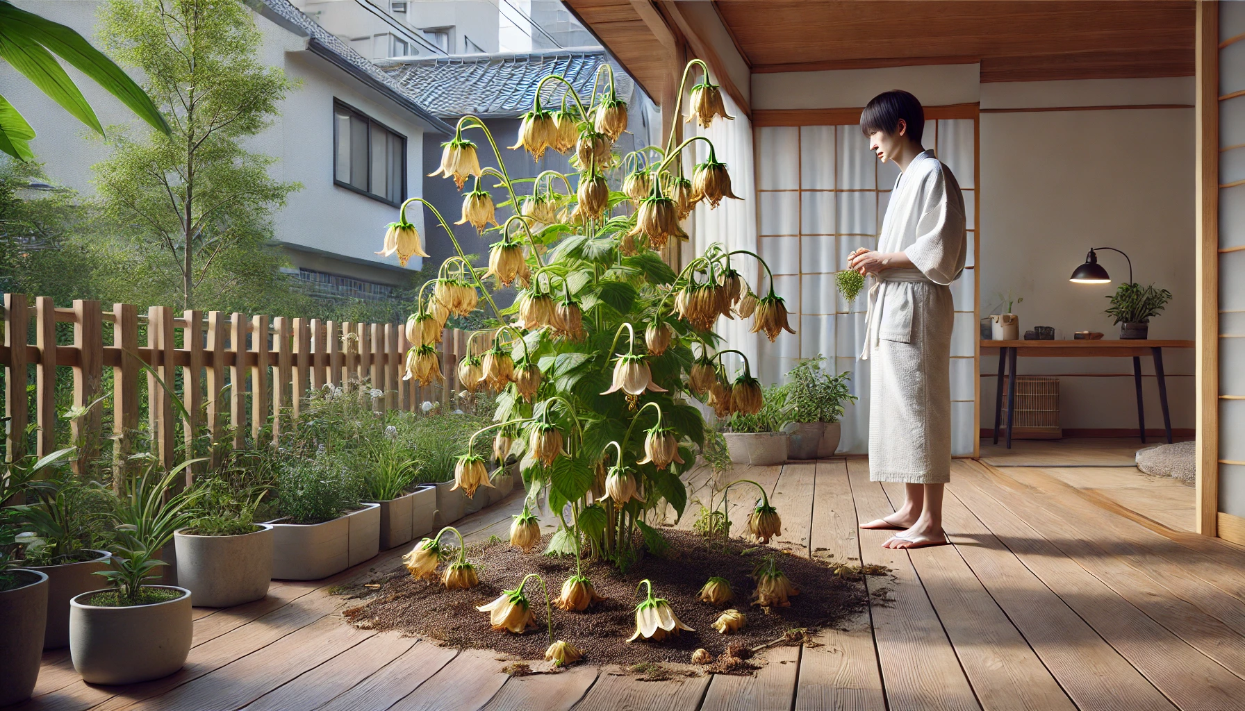 桔梗が枯れる原因は何ですか?
