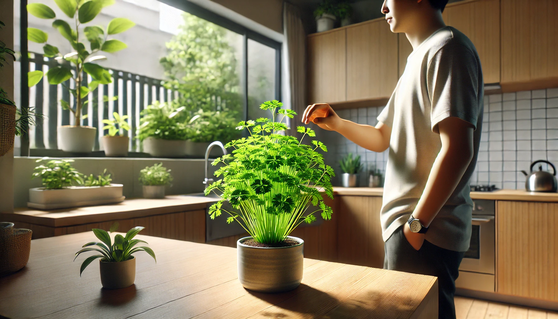 三つ葉を鉢植えで手軽に育てる