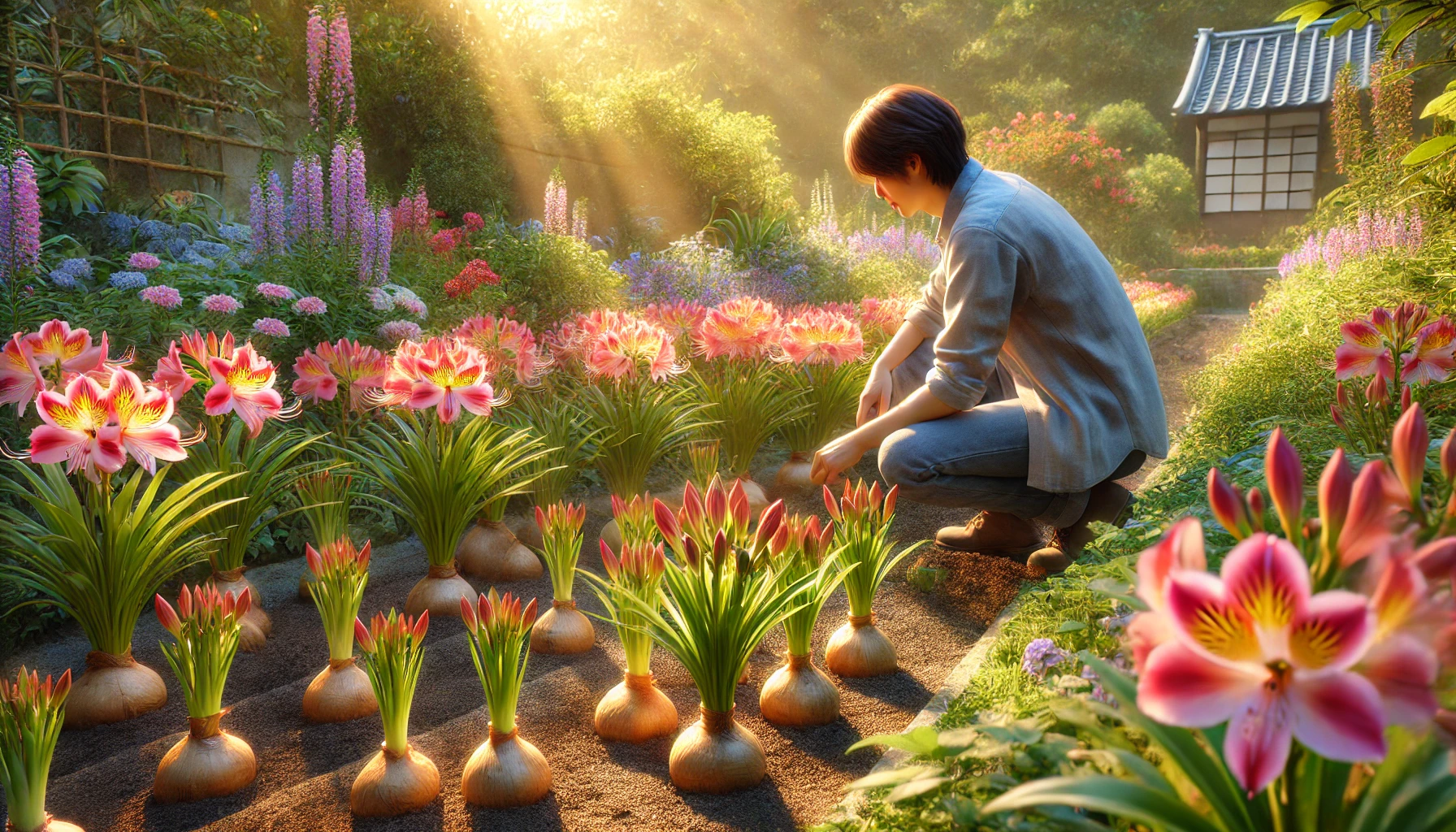 アルストロメリアの球根を植えっぱなしにして増える?