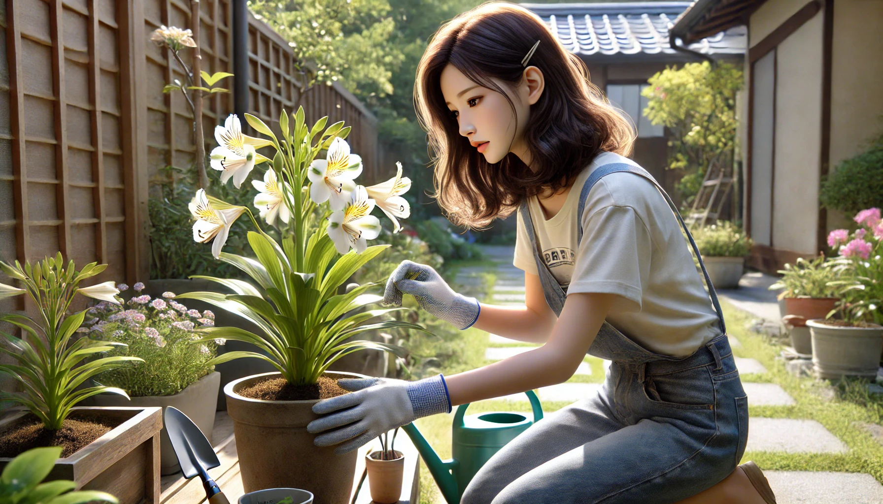 アルストロメリアの植え替え時期と方法