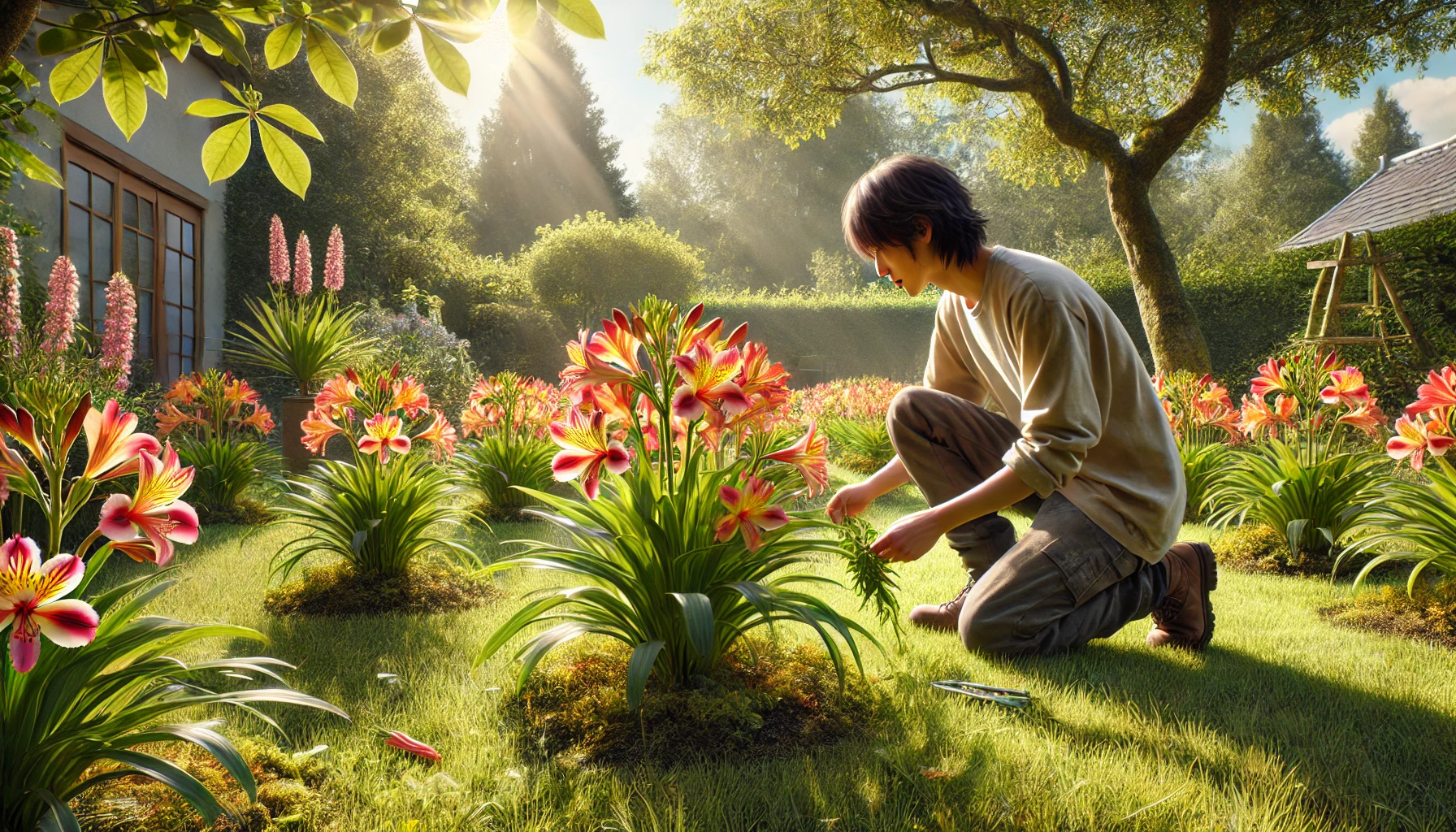 アルストロメリアを植えっぱなしで育てるための管理とコツ