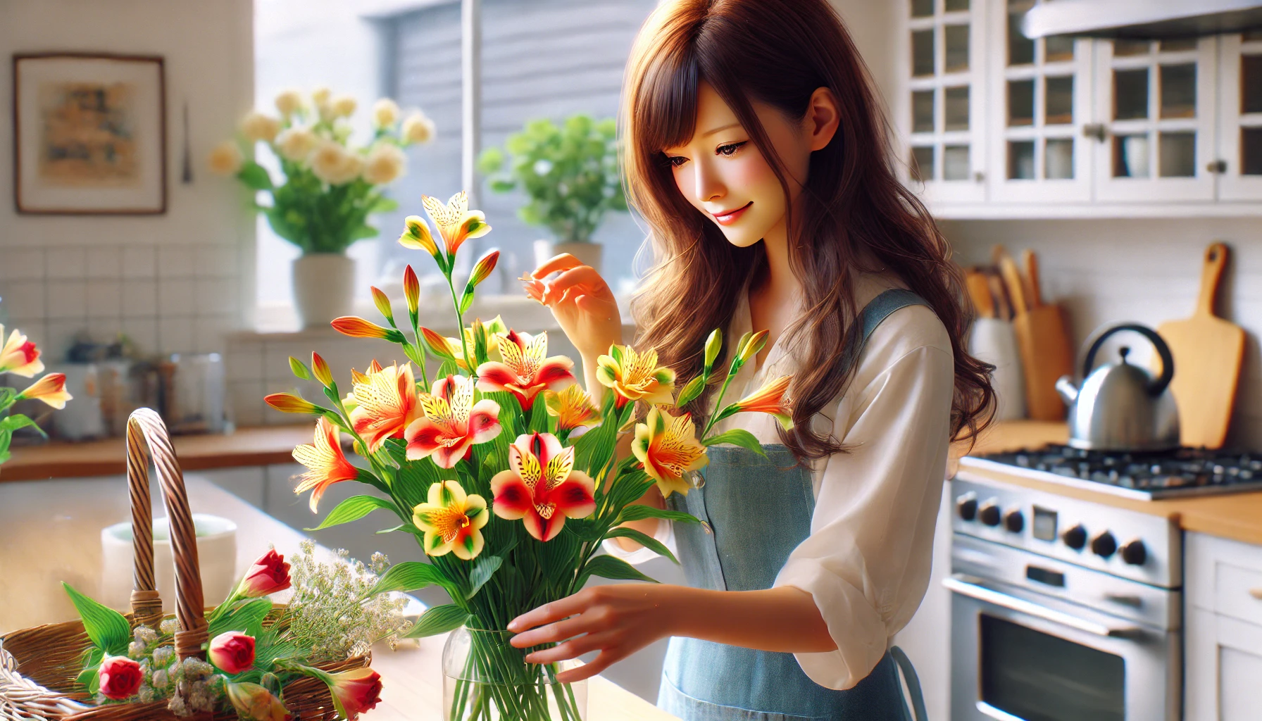 アルストロメリアの切り花を長持ちさせる方法