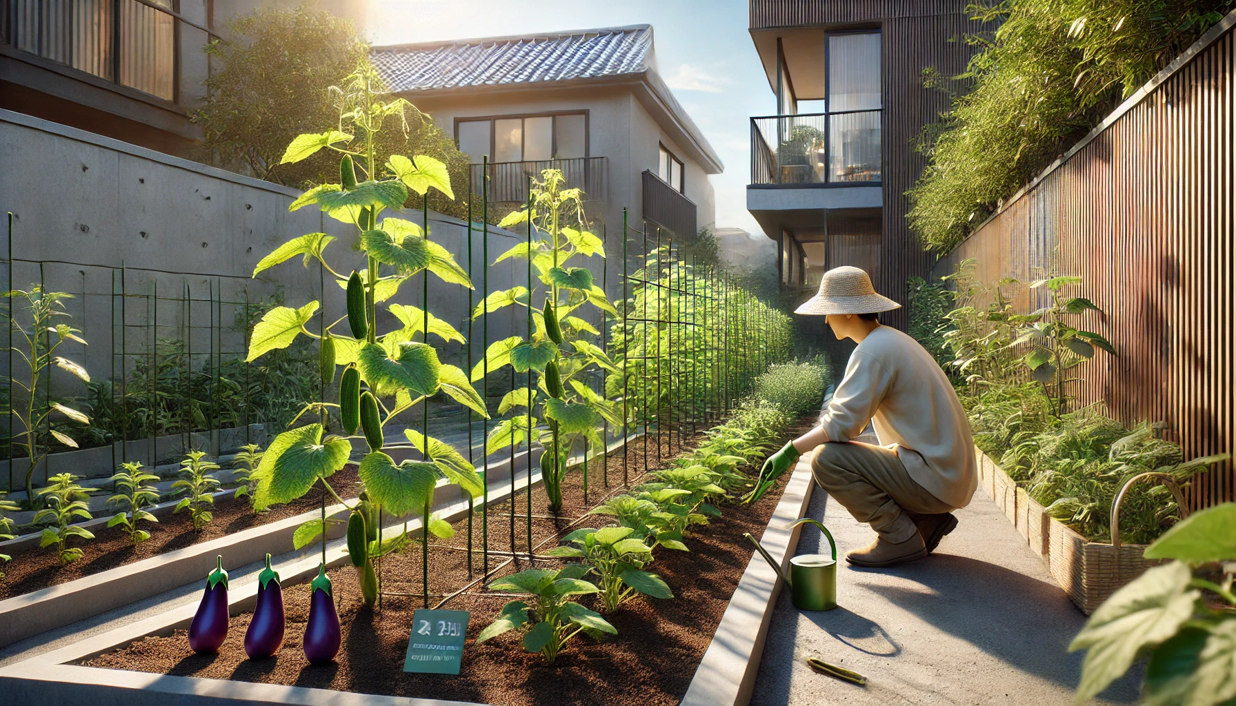 ナスとキュウリを一緒に植えてもいいですか?