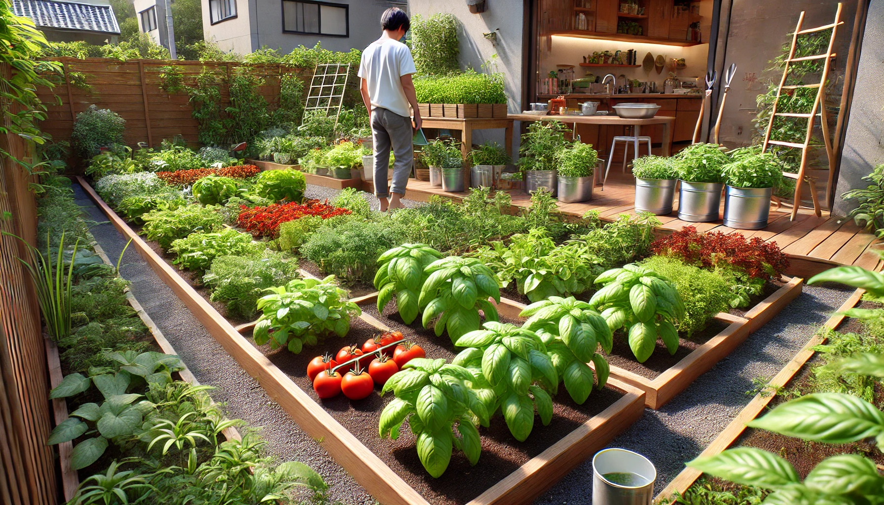 バジルと一緒に植えたらいい野菜は?