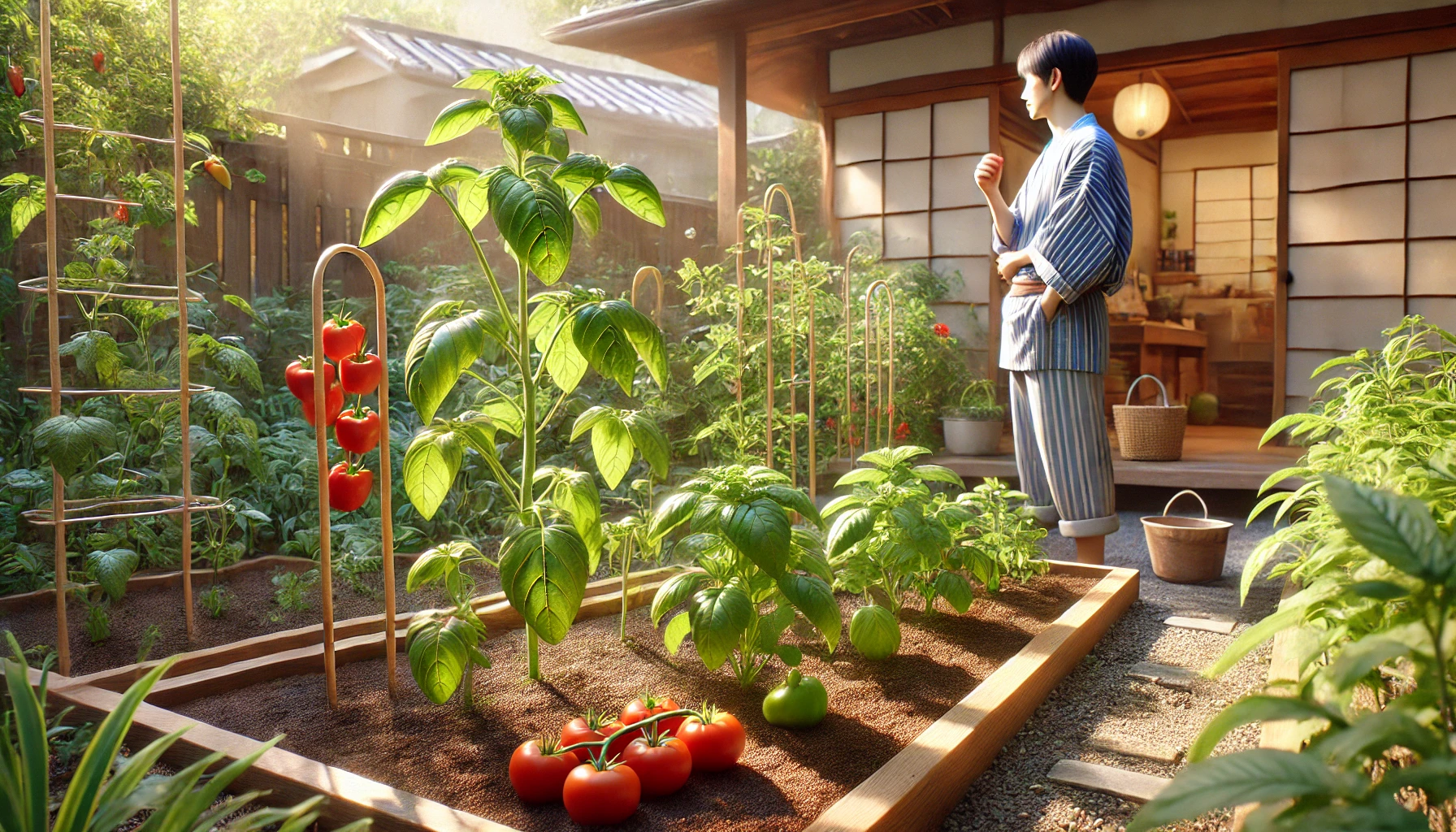 バジルは何のコンパニオンプランツとして適切なのですか?