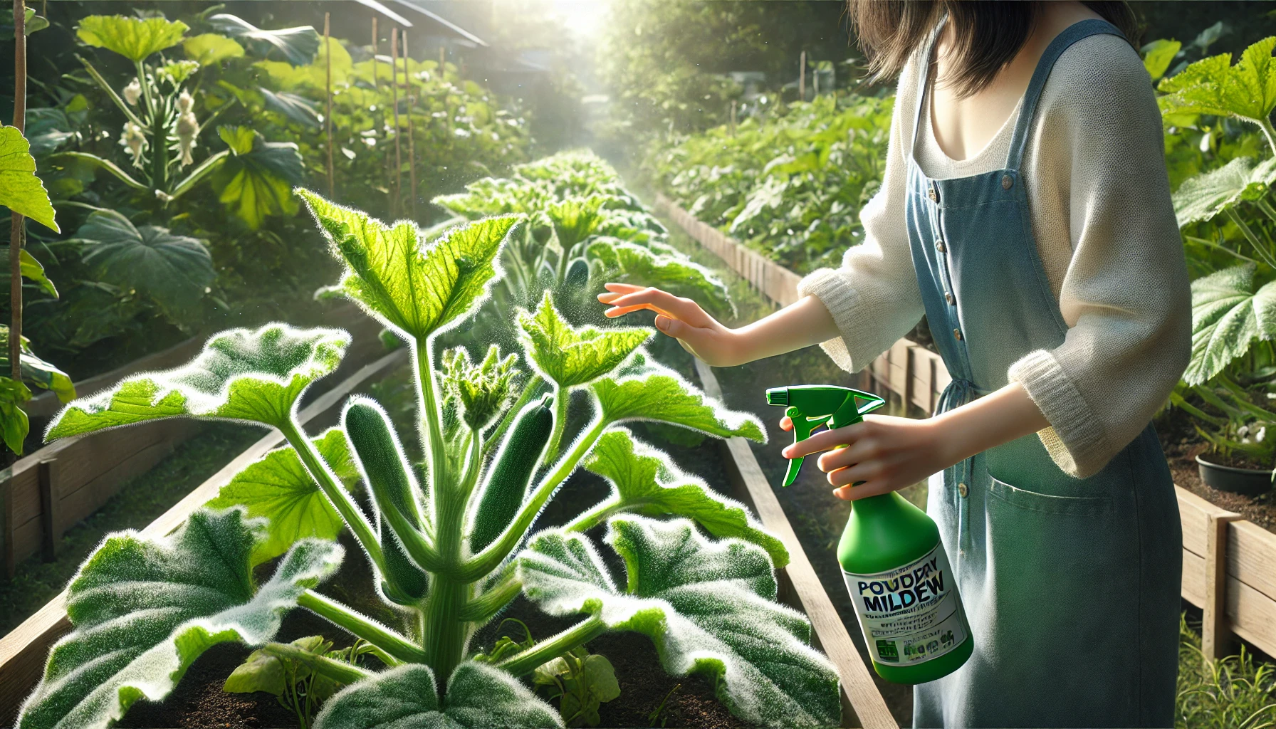 野菜のうどんこ病の予防と対処法