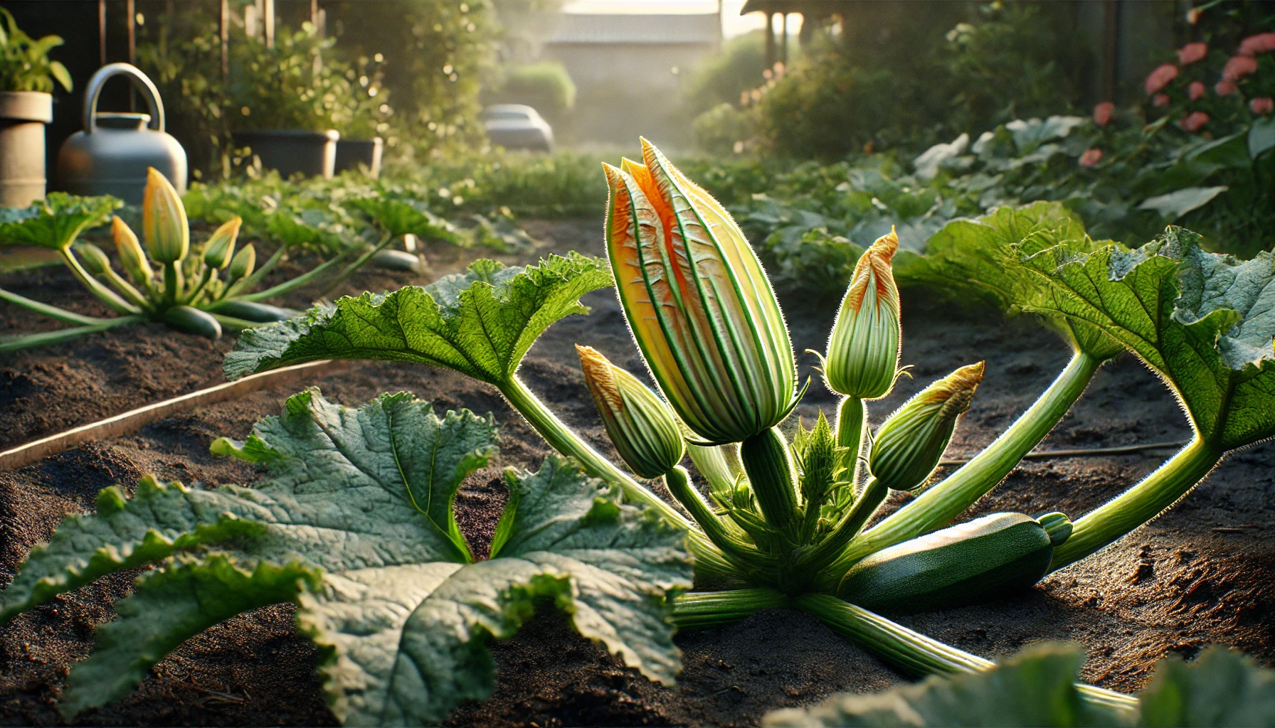 ズッキーニの花は何日で咲きますか?