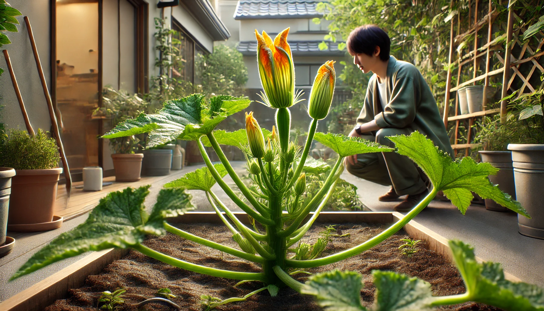 ズッキーニの雄花が咲かない理由とは