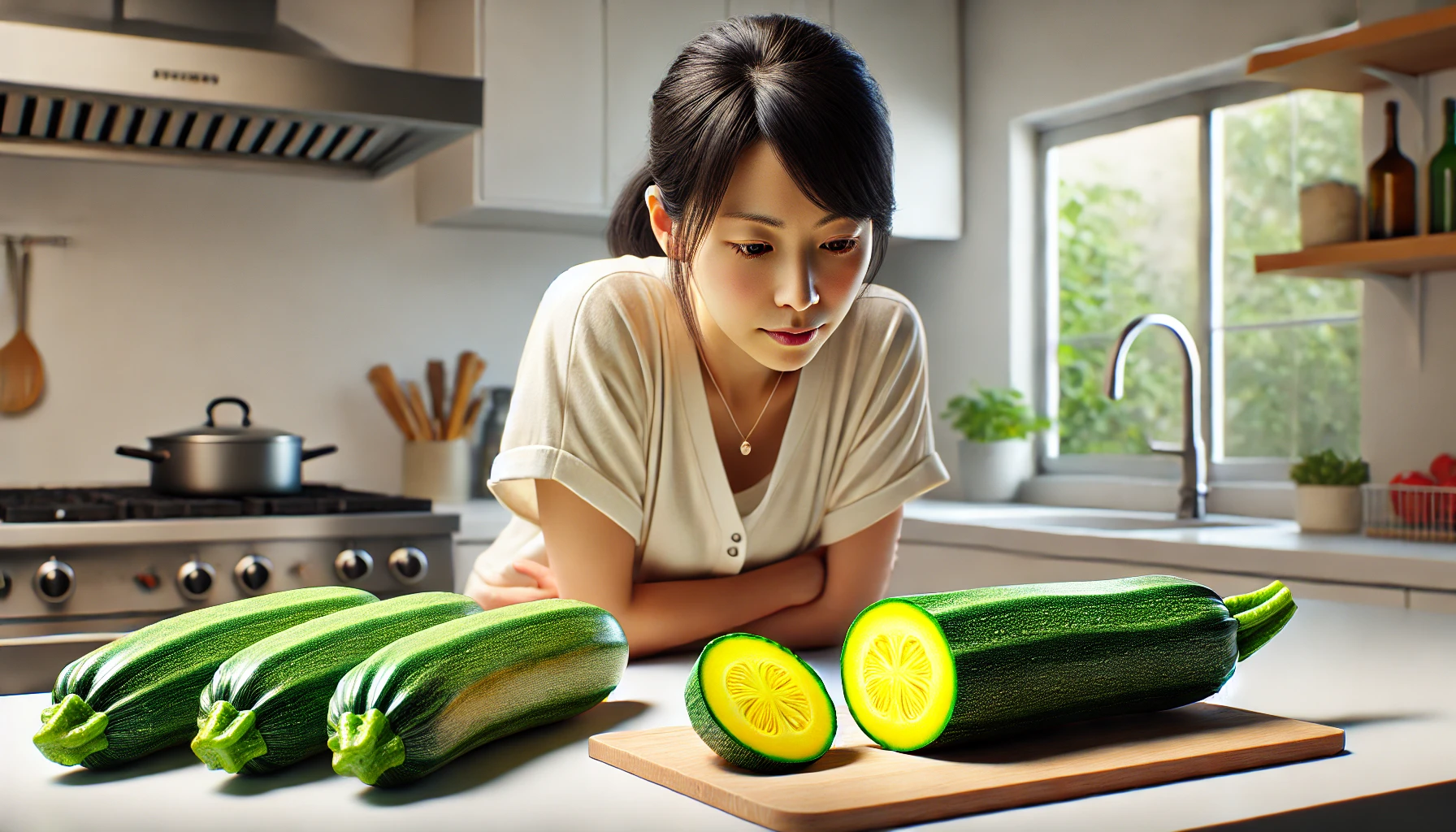 ズッキーニの中が黄色い時の注意点