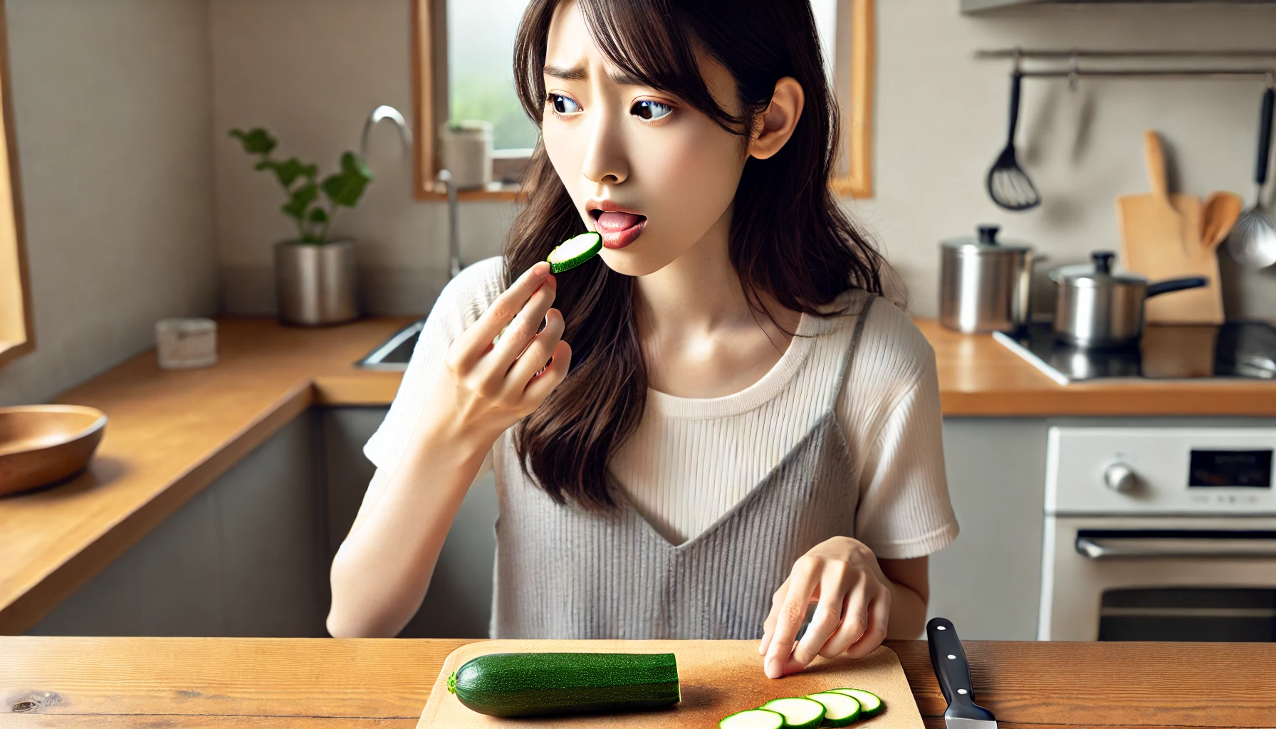 ズッキーニを食べると舌がしびれるのはなぜですか?