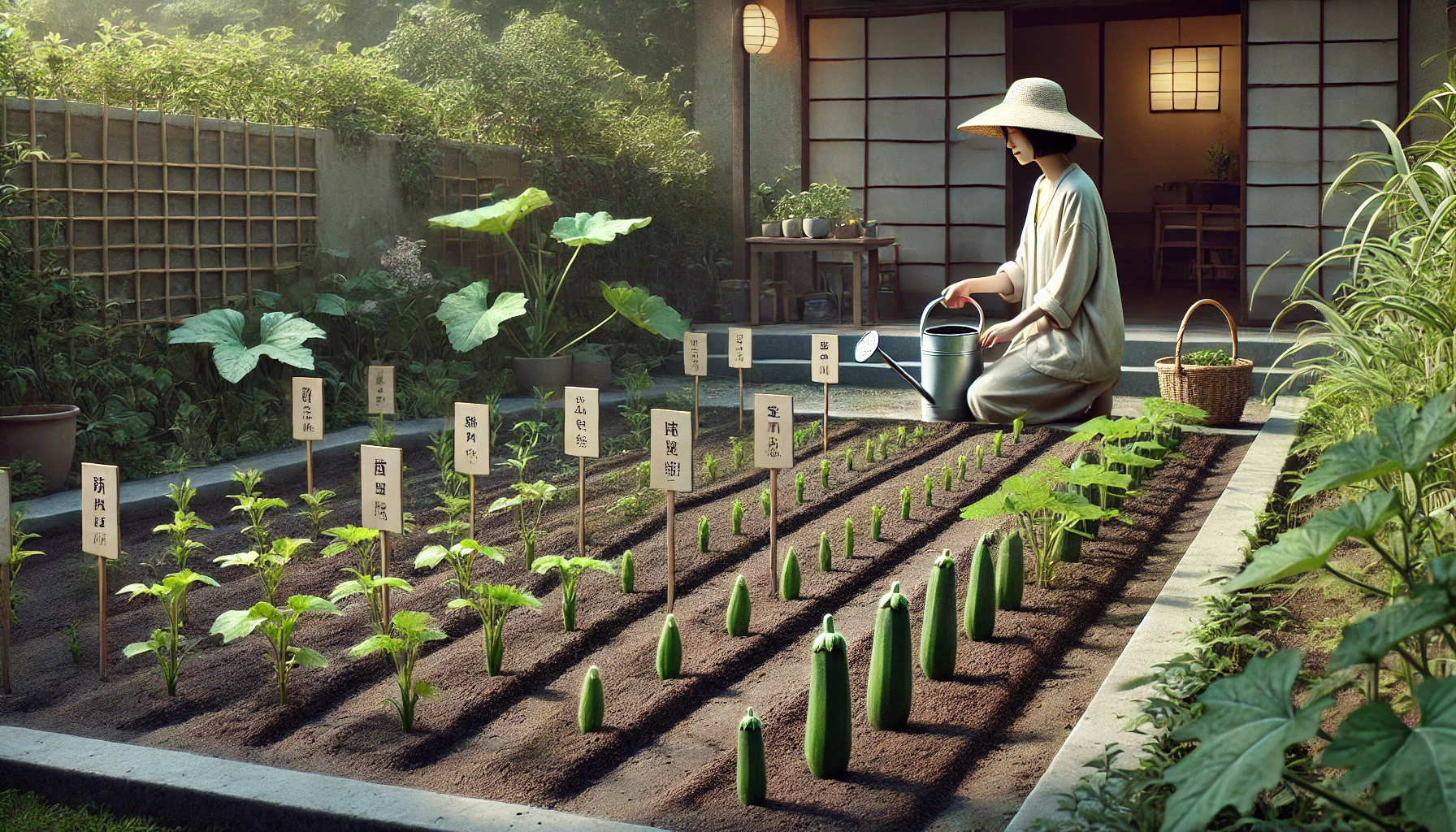 ズッキーニにオクラの後作は成功する?