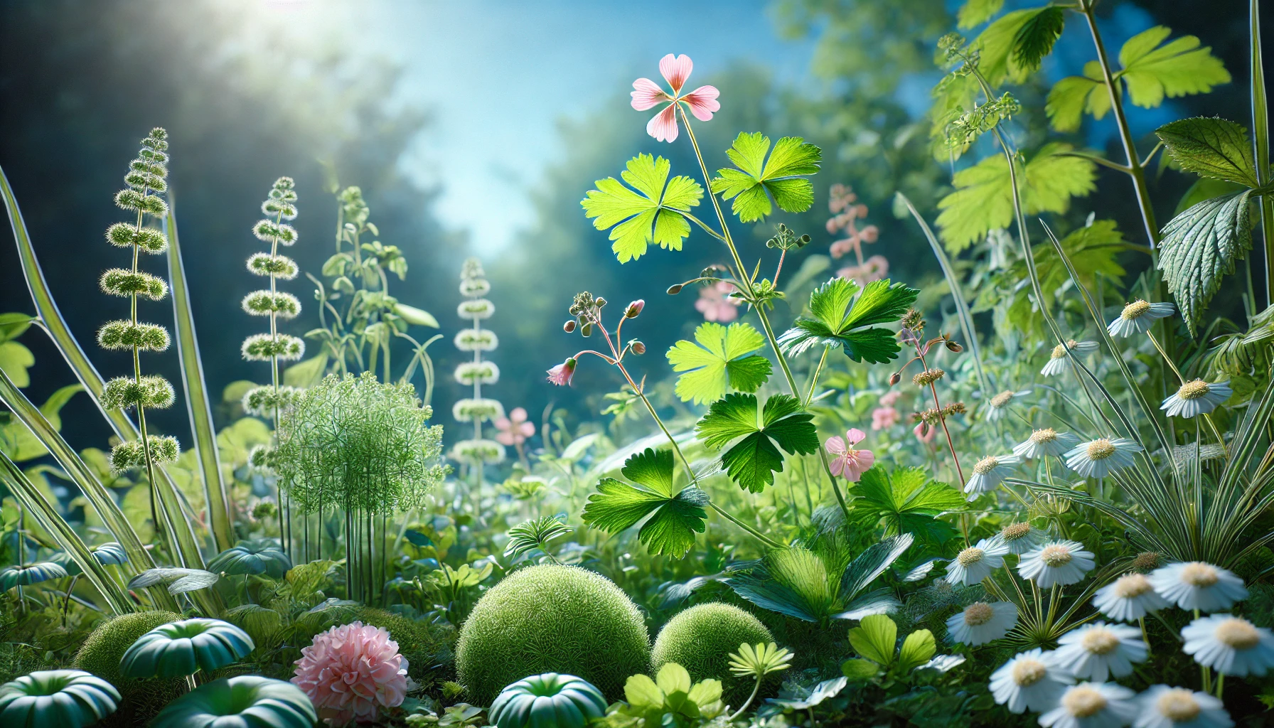 三つ葉にピンクの花は咲くの?