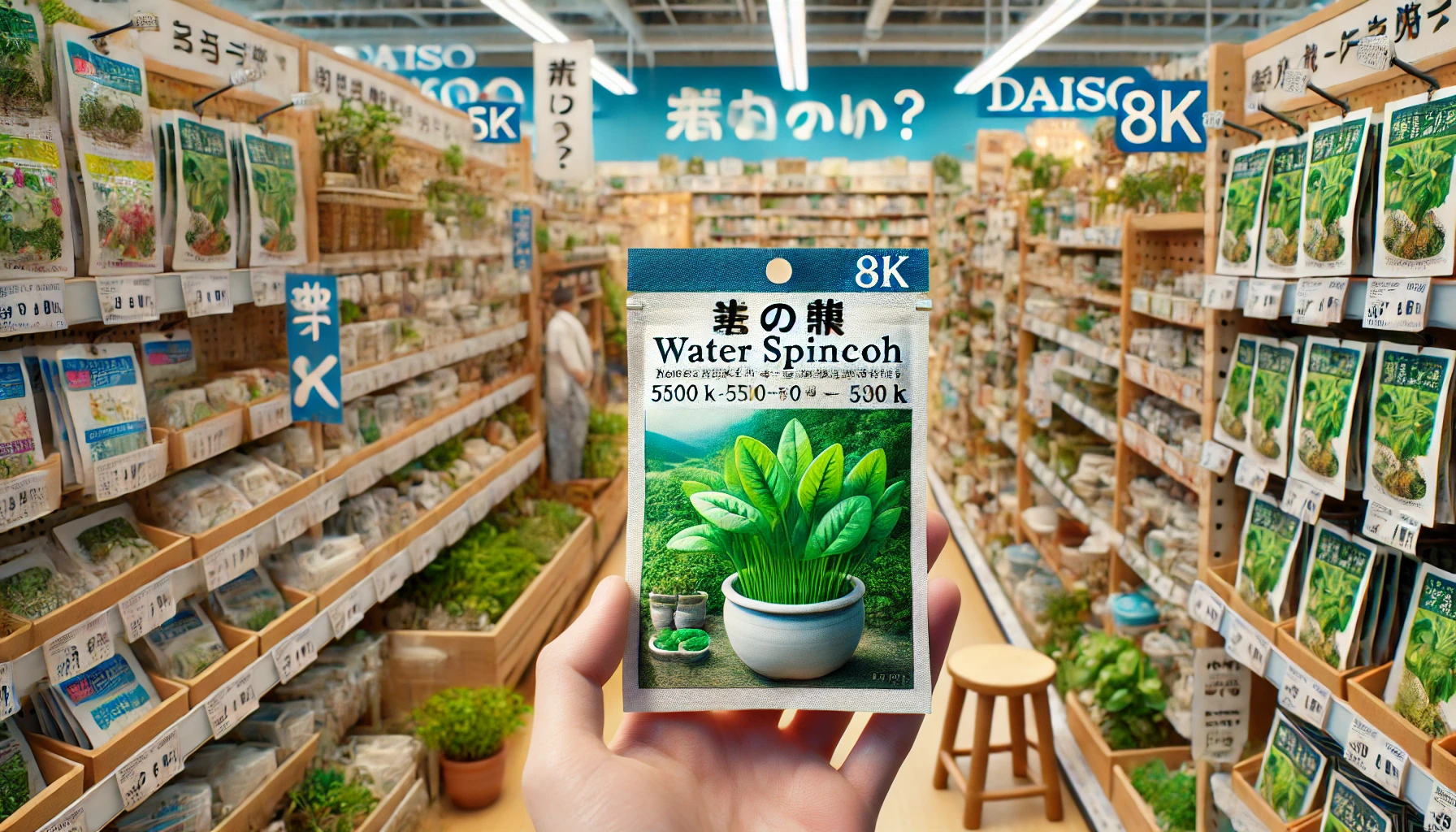 空芯菜の種はダイソーで手に入る?