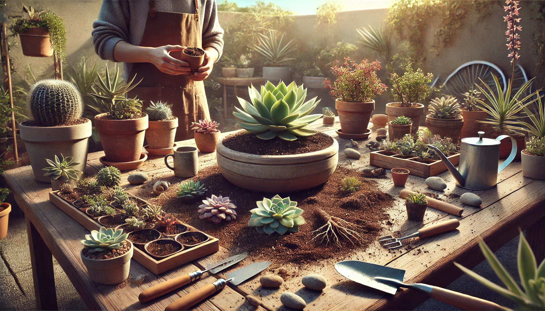 多肉植物の植え直しはいつするのがいいですか？