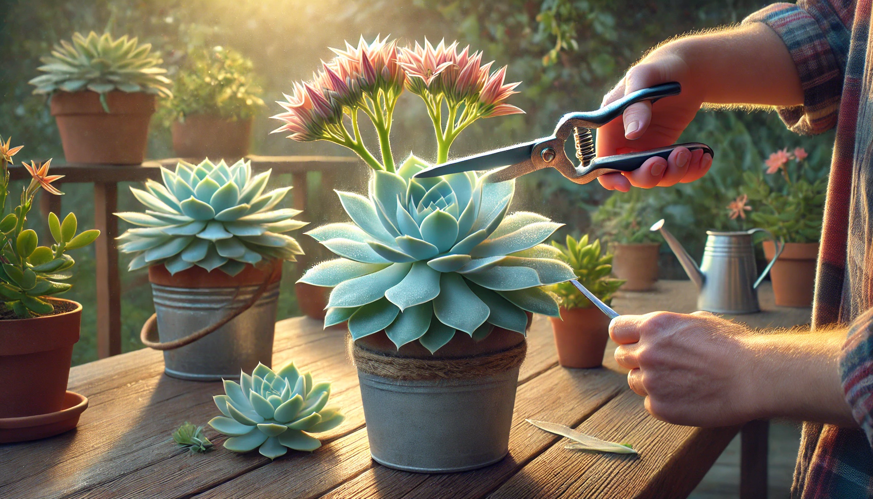 エケベリアの花を切るべきタイミング